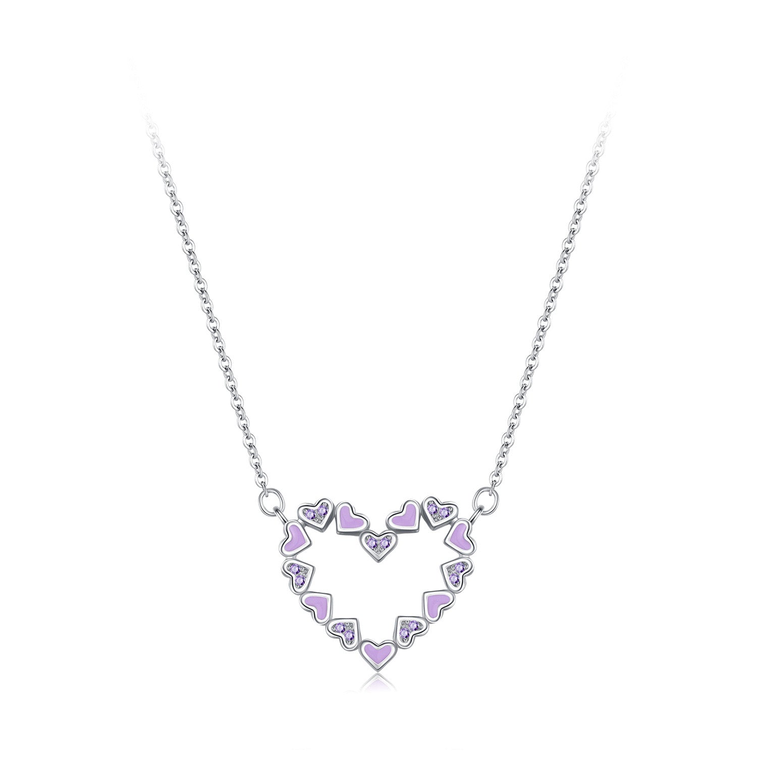 Pinkhearts pendant