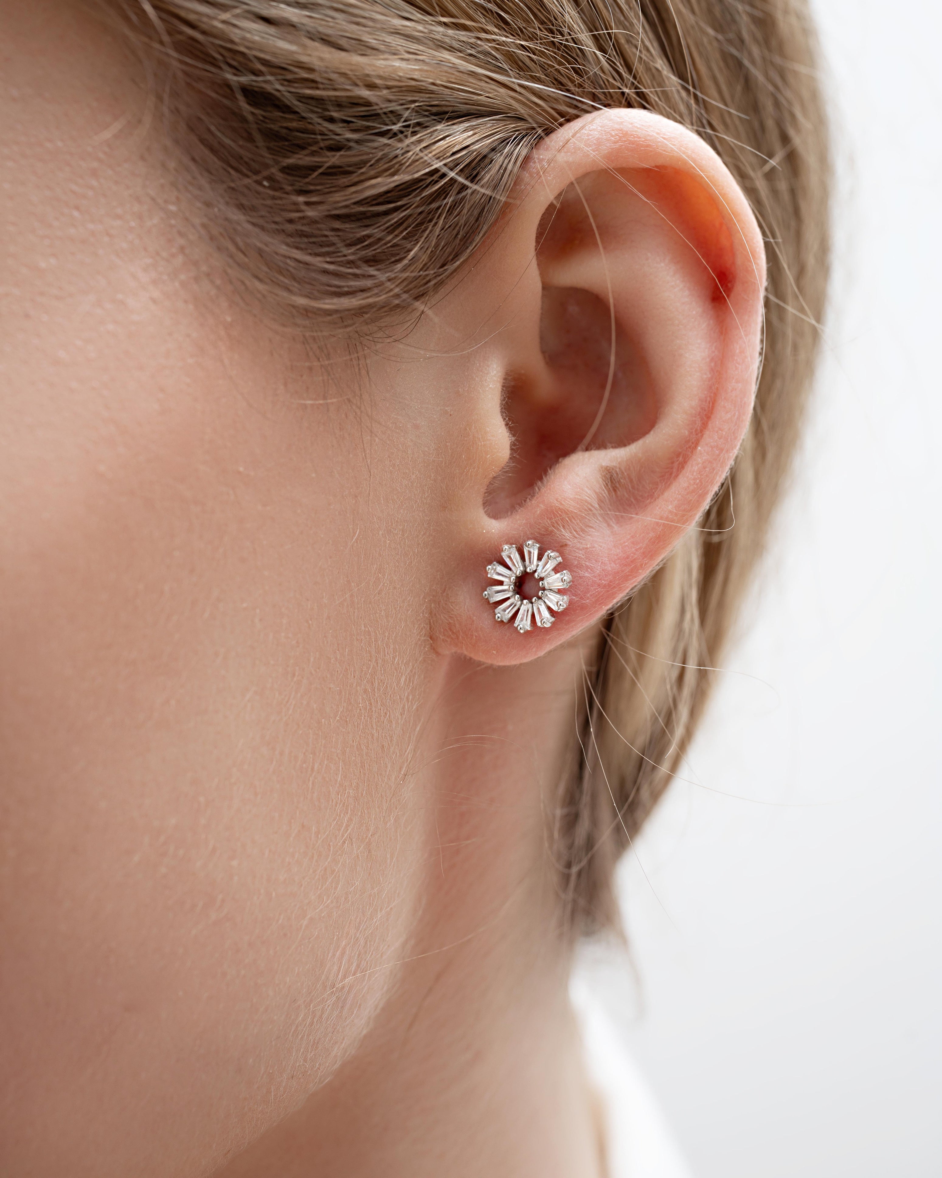 Clearcircle earrings